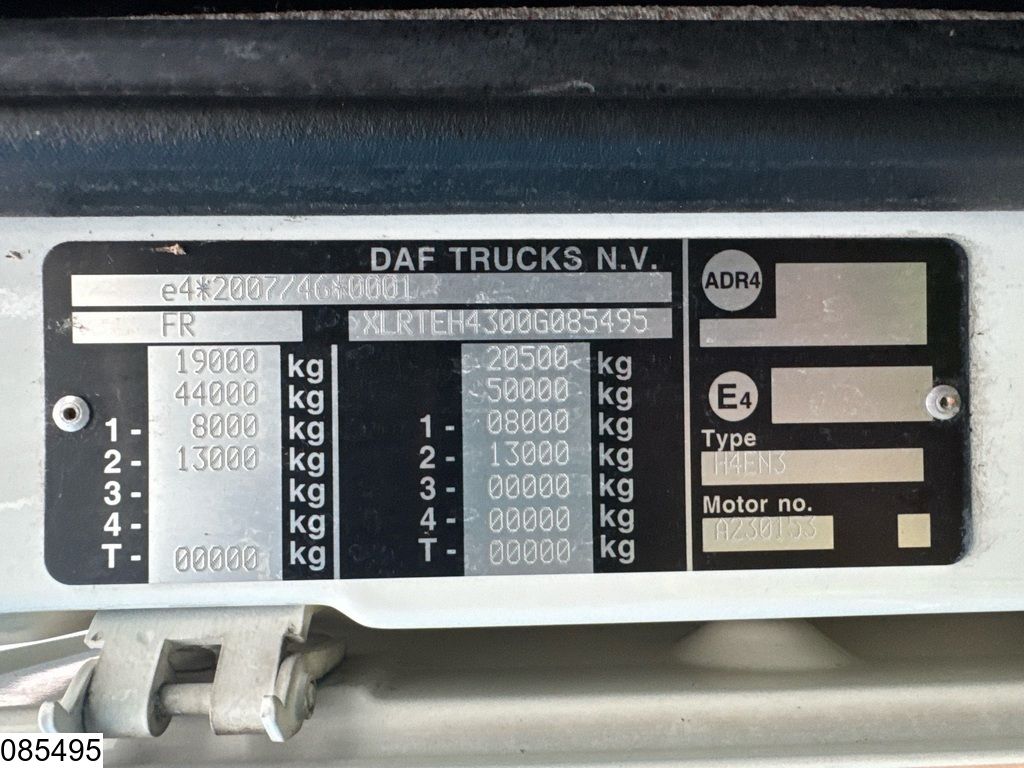 DAF XF 460 EURO 6, Hydraulic