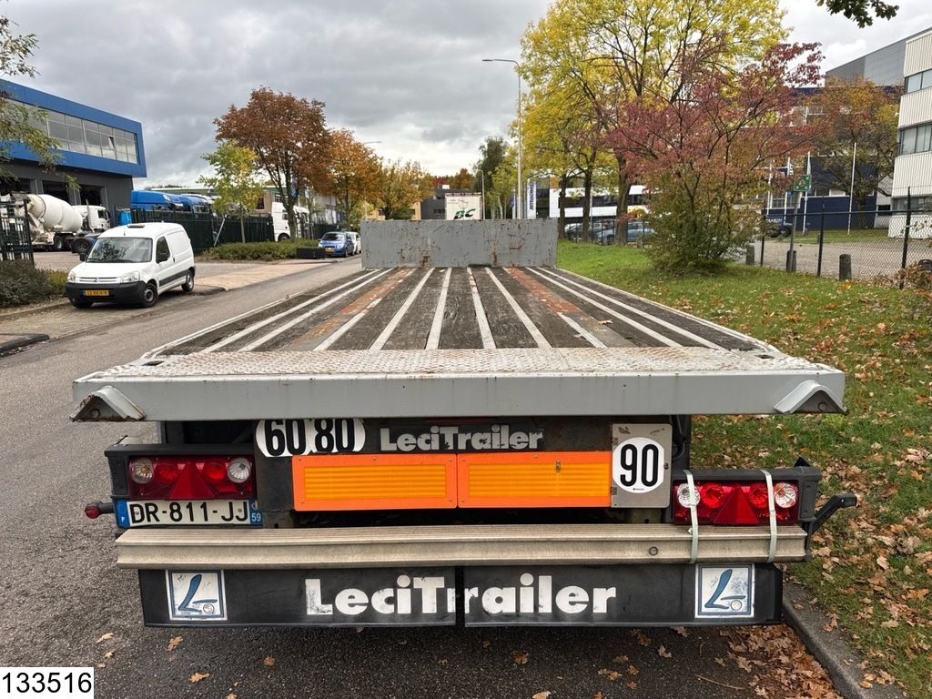 Lecitrailer open laadbak
