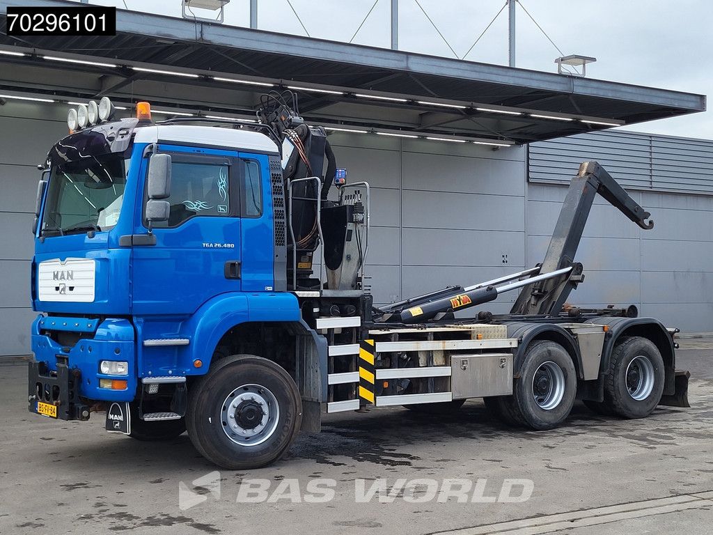 MAN TGA TGA 26.480 6X6 NL-Truck 26Ton HYVA HMF 1643 Z2 Crane Big-Axle Manual Euro 2