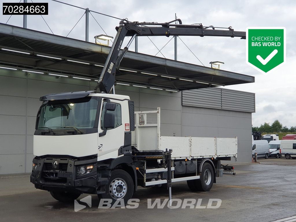 Renault C 380 4X2 HIAB 122 B-3 HIDUO Kran Crane Steelsuspension Big-Axle Euro 6