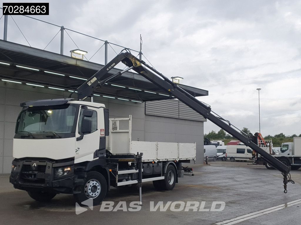 Renault C 380 4X2 HIAB 122 B-3 HIDUO Kran Crane Steelsuspension Big-Axle Euro 6