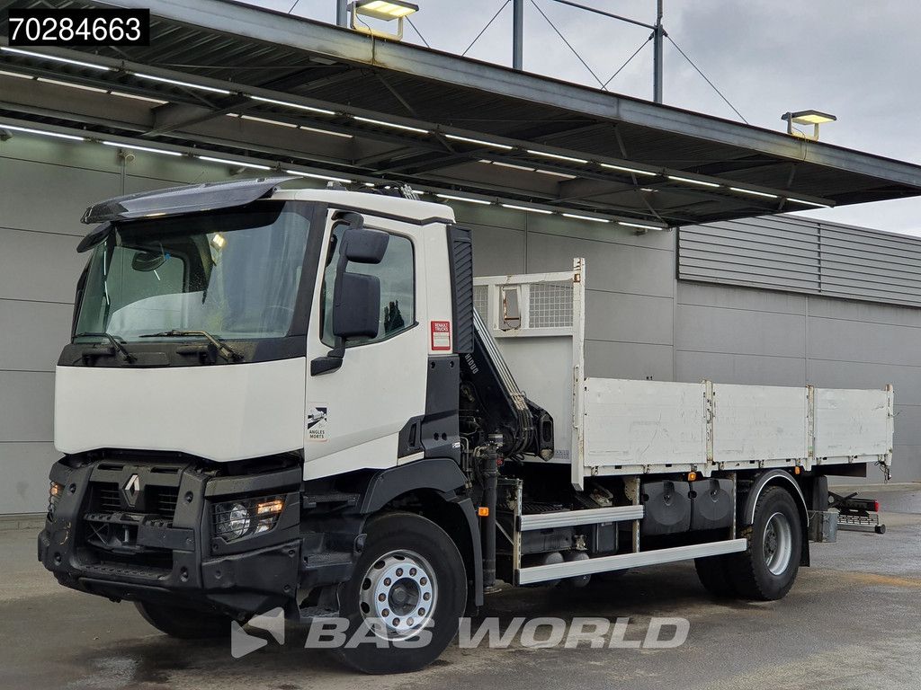 Renault C 380 4X2 HIAB 122 B-3 HIDUO Kran Crane Steelsuspension Big-Axle Euro 6
