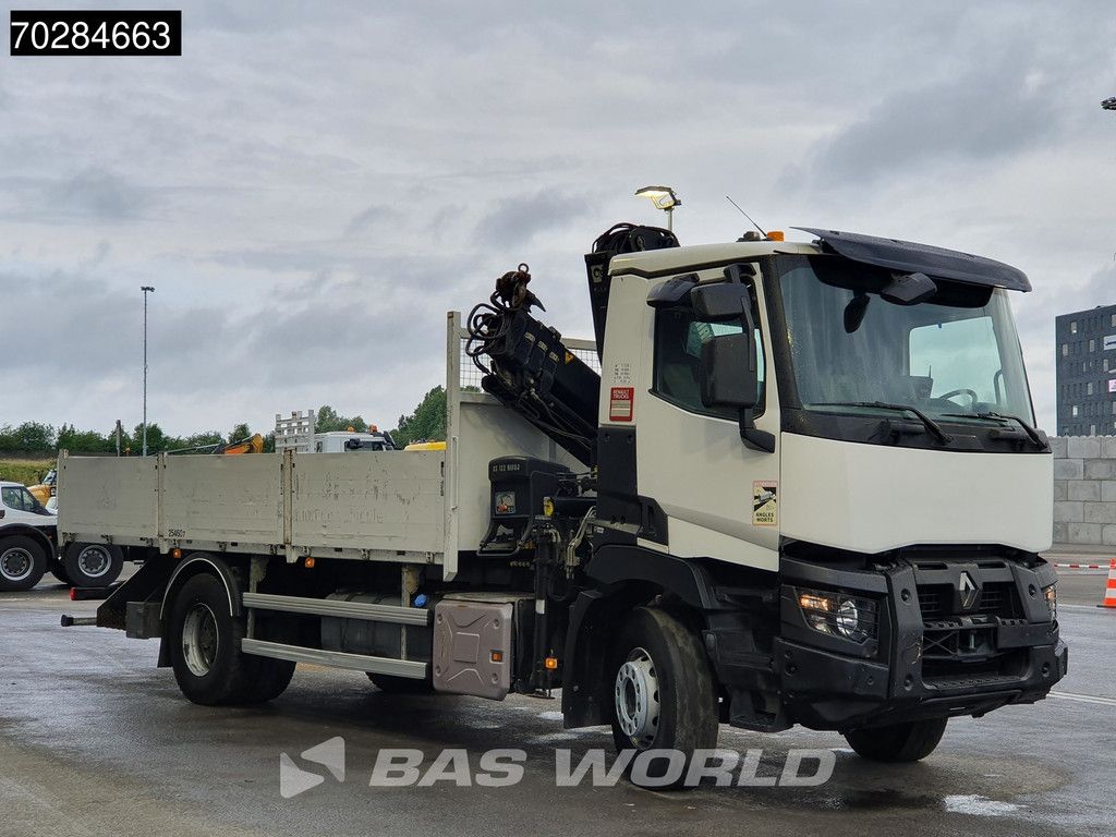 Renault C 380 4X2 HIAB 122 B-3 HIDUO Kran Crane Steelsuspension Big-Axle Euro 6