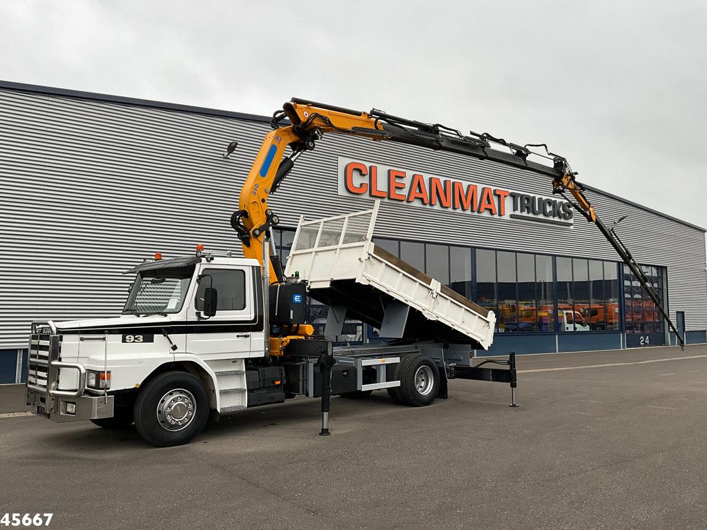 Scania T 93 4x2 Kipper met 31 Tonmeter laadkraan (bj 2005) + Fly-JIb! Just 118.736 km!