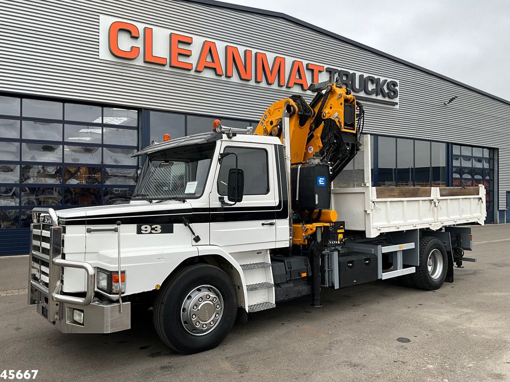 Scania T 93 4x2 Kipper met 31 Tonmeter laadkraan (bj 2005) + Fly-JIb! Just 118.736 km!
