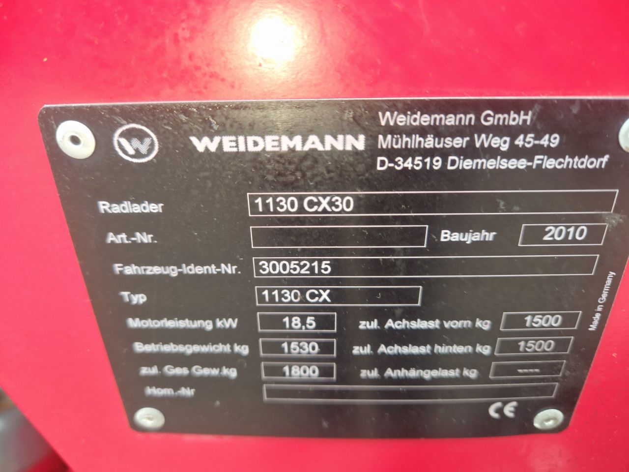 Weideman cx 30