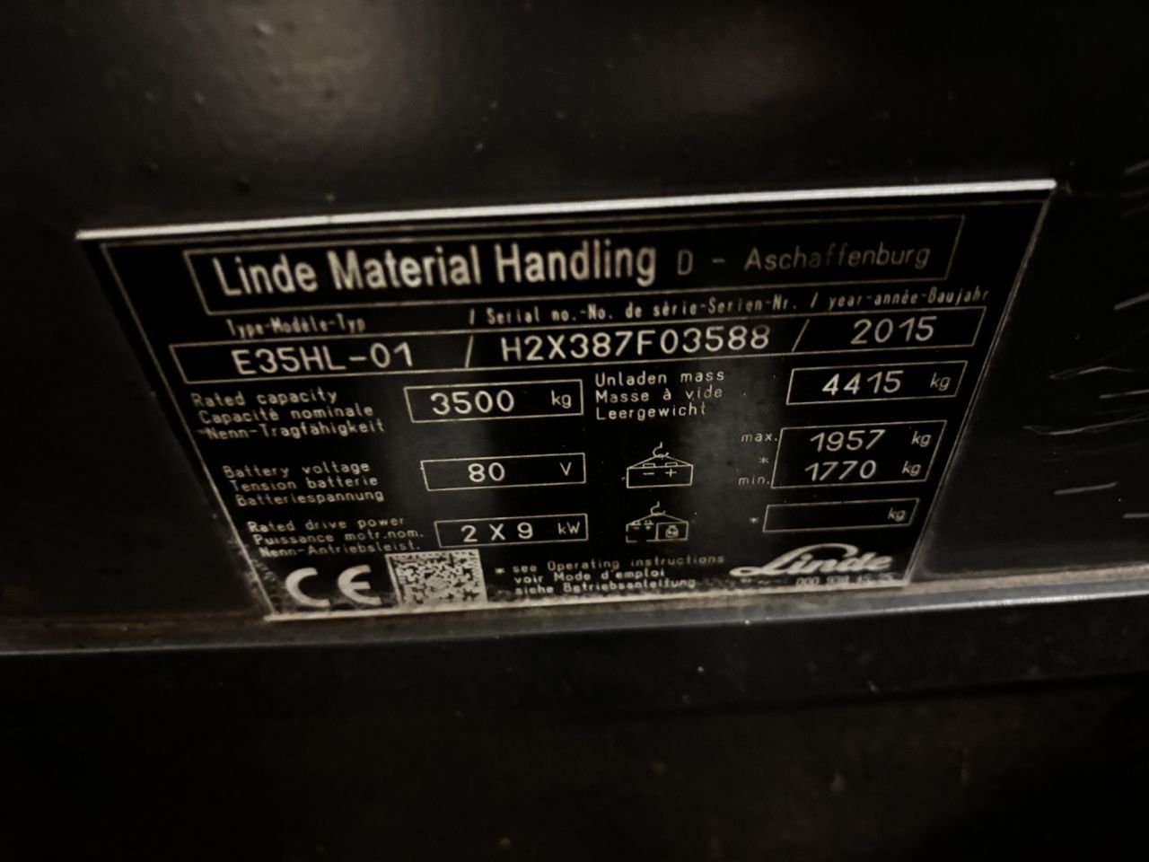 Linde E35HL-387