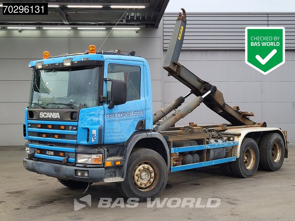 Scania 420 6X4 20tons Marrel THM 20000 Manual Retarder Steelsuspension Euro 3