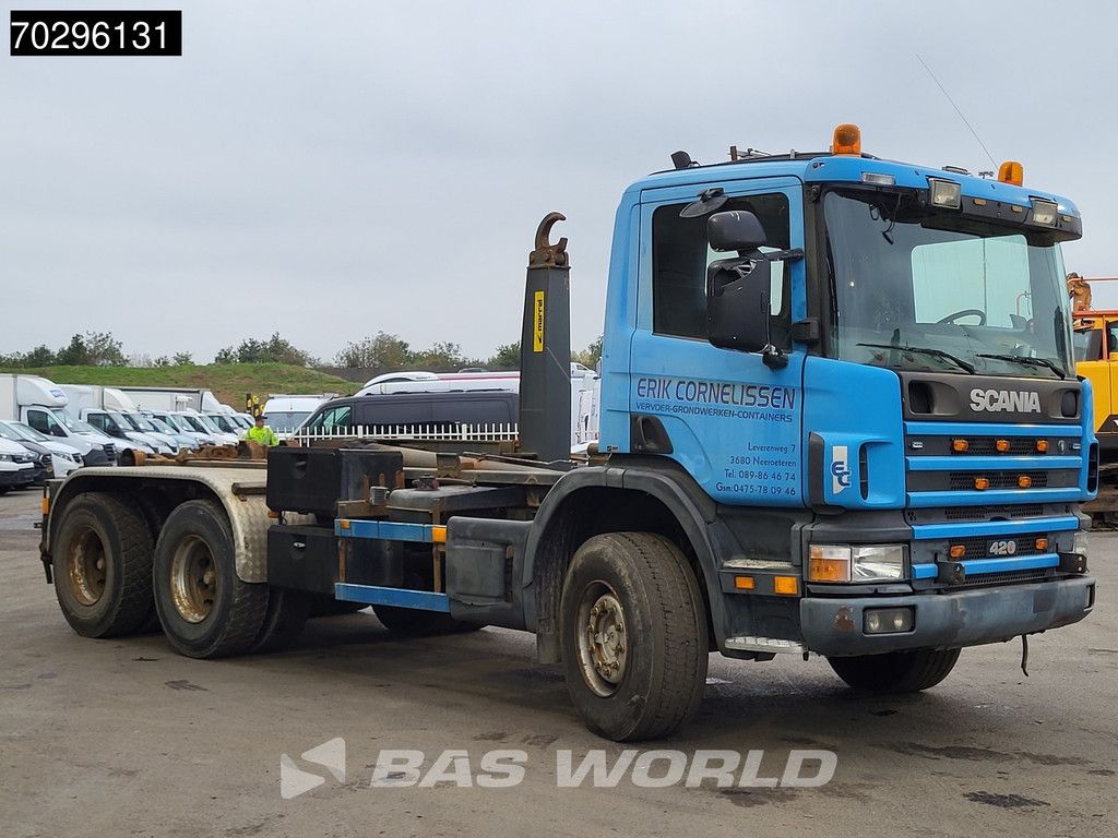 Scania 420 6X4 20tons Marrel THM 20000 Manual Retarder Steelsuspension Euro 3