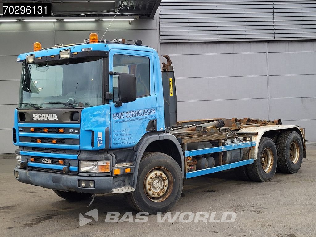 Scania 420 6X4 20tons Marrel THM 20000 Manual Retarder Steelsuspension Euro 3