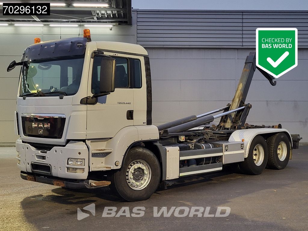MAN TGS 26.440 6X4 ANG containersystem Retarder Manual Euro 5