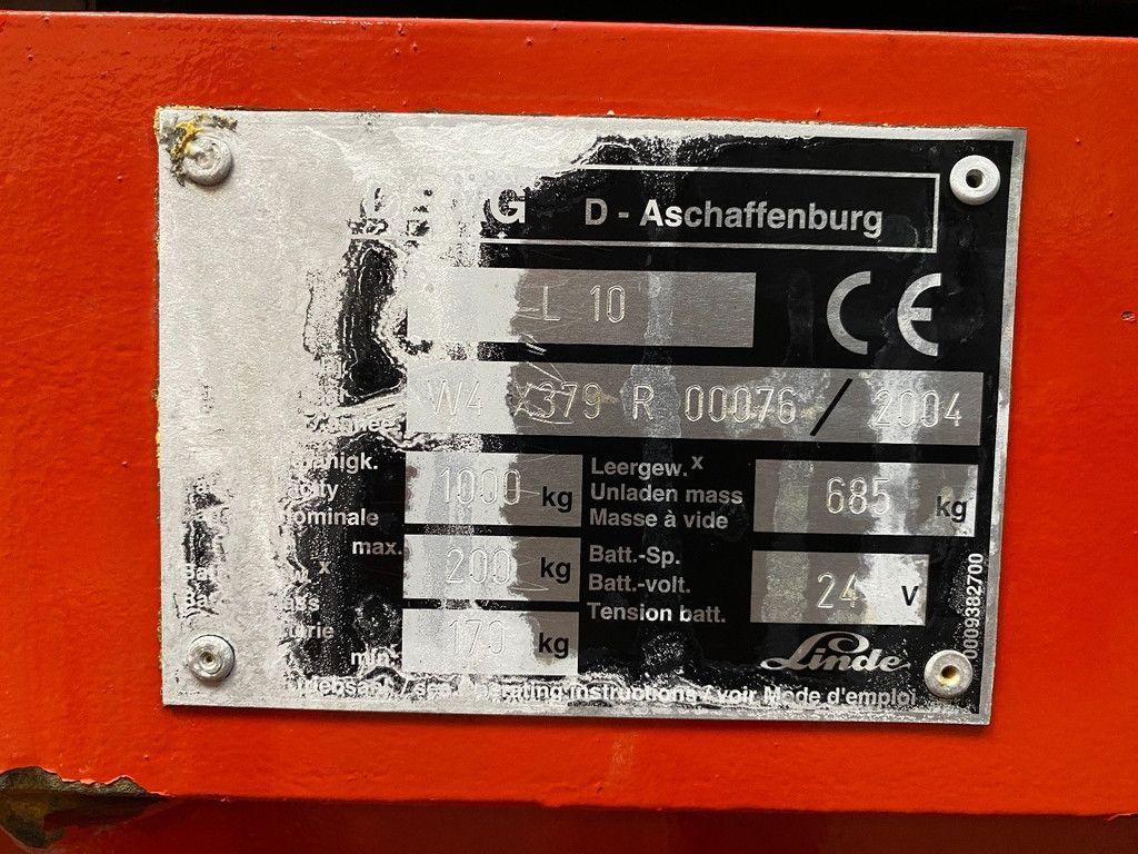 Linde L10 MH16333