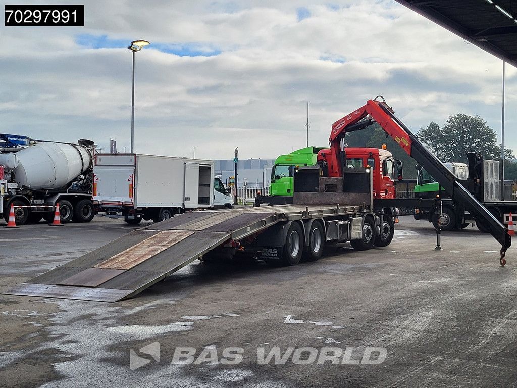 MAN TGS TGS 35.360 8X2 Fassi F235A.0.22 Crane Kran Winch Hydraulic ramp Lift-Axle Navi Euro 6