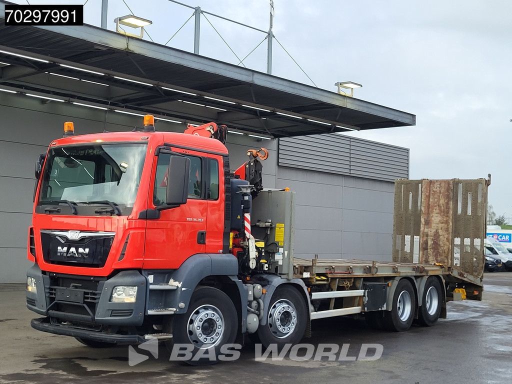 MAN TGS TGS 35.360 8X2 Fassi F235A.0.22 Crane Kran Winch Hydraulic ramp Lift-Axle Navi Euro 6