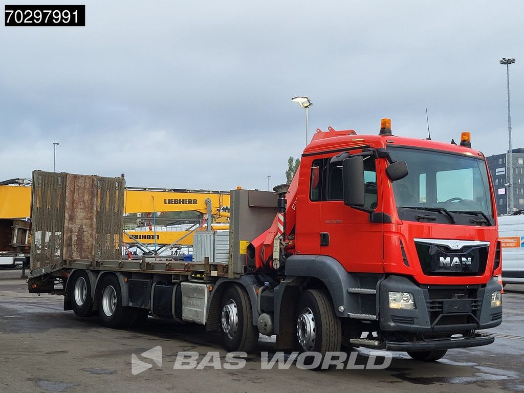 MAN TGS TGS 35.360 8X2 Fassi F235A.0.22 Crane Kran Winch Hydraulic ramp Lift-Axle Navi Euro 6