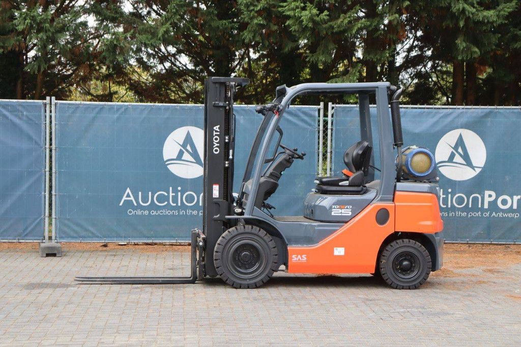 Forklift Toyota 02-8FGF25 LPG 2500kg 4.7m 2022 New