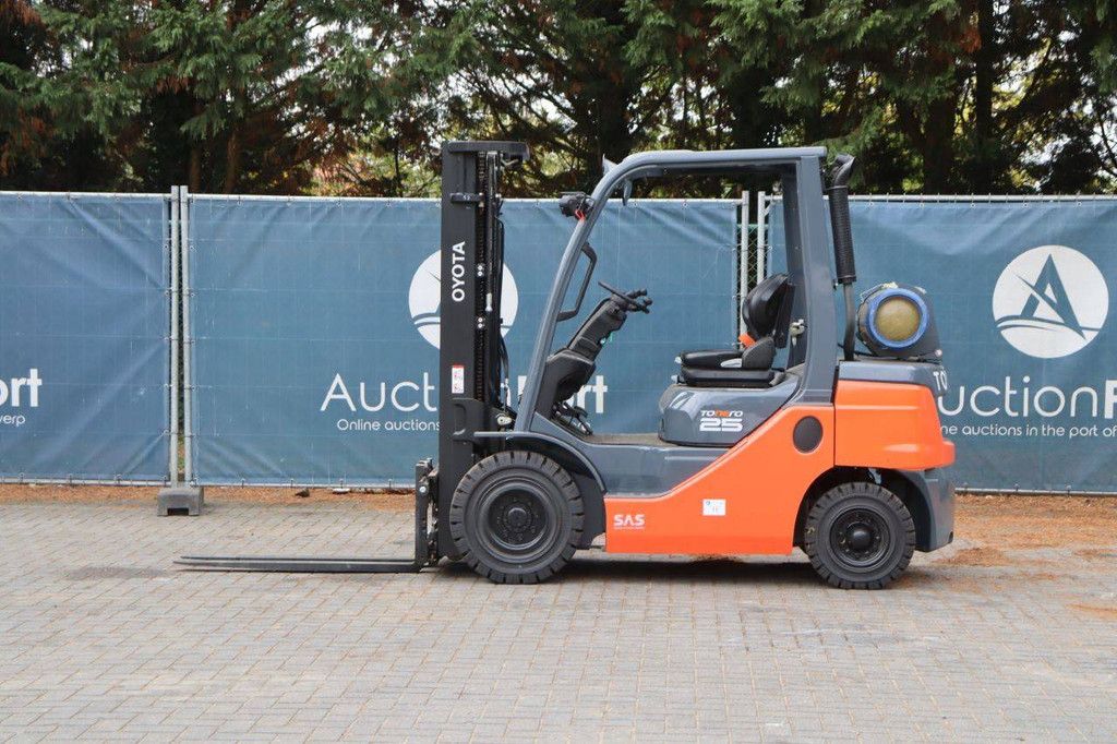 Forklift Toyota 02-8FGF25 LPG 2500kg 4.7m 2022 New