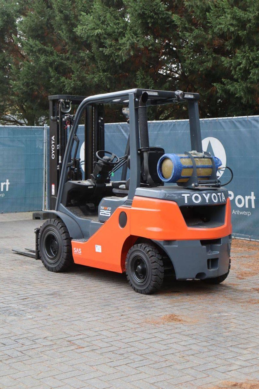 Forklift Toyota 02-8FGF25 LPG 2500kg 4.7m 2022 New