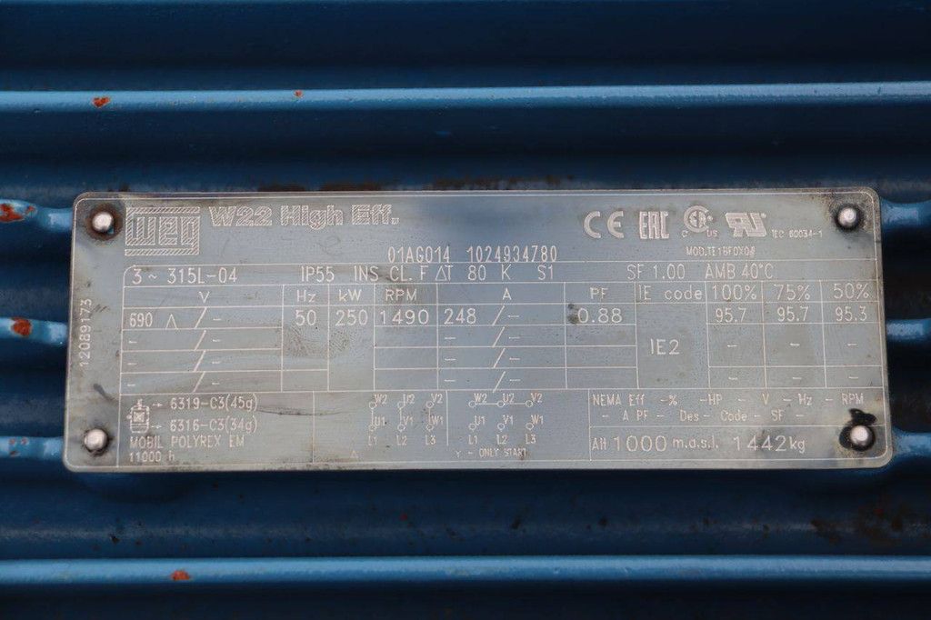 Motor Road High W22 Elektro 250kW Neu