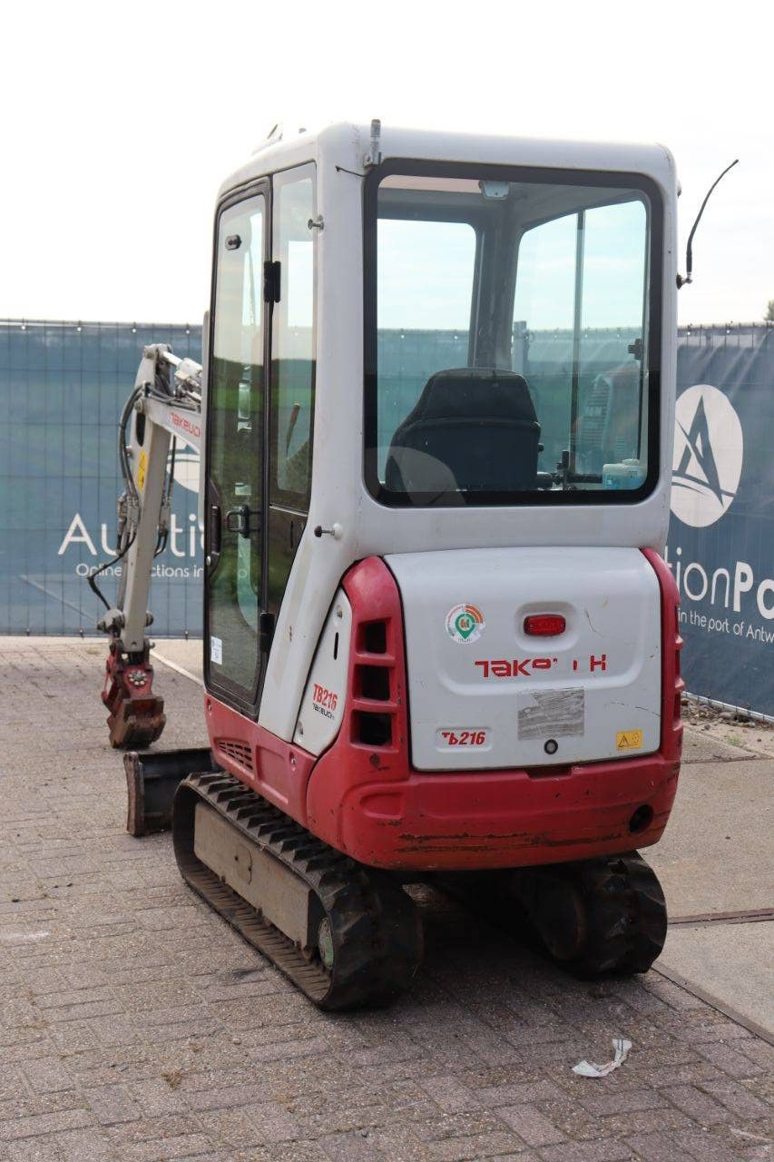 Mini excavator Takeuchi TB216 Diesel 11.5kW 2014