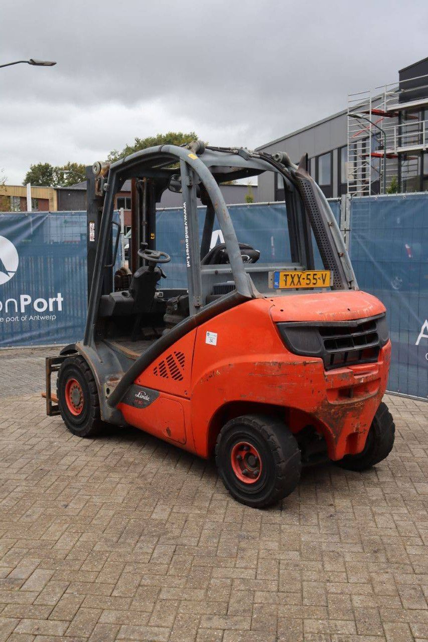 Forklift Linde H25D-02 Diesel 2500kg 7m 2014