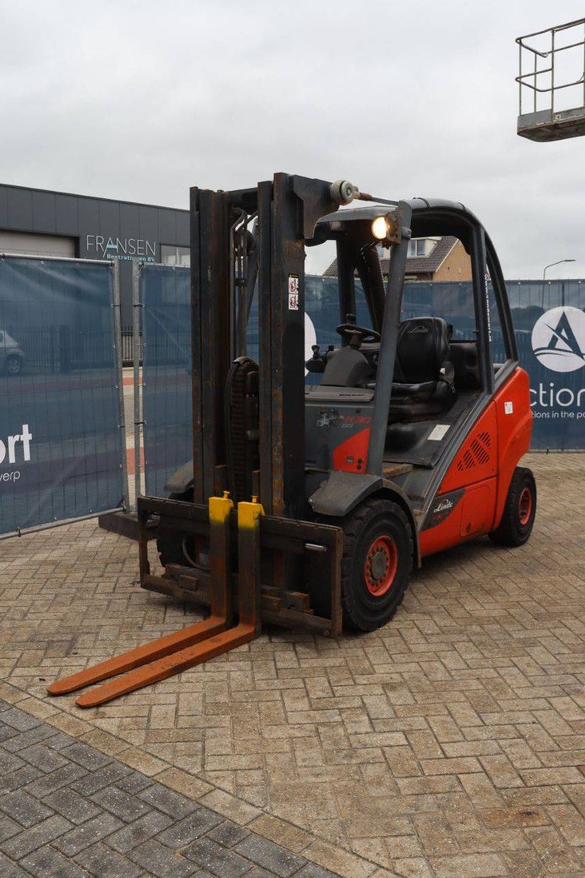 Forklift Linde H25D-02 Diesel 2500kg 7m 2014