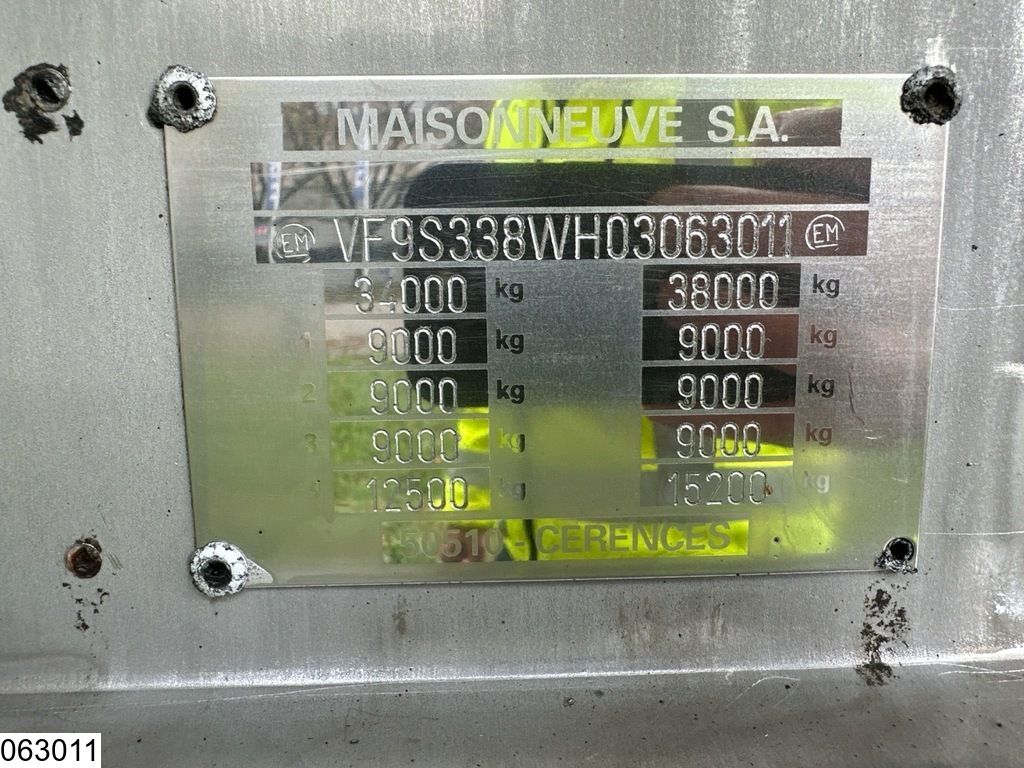 Maisonneuve Food 26,000 litres, 1 compartment