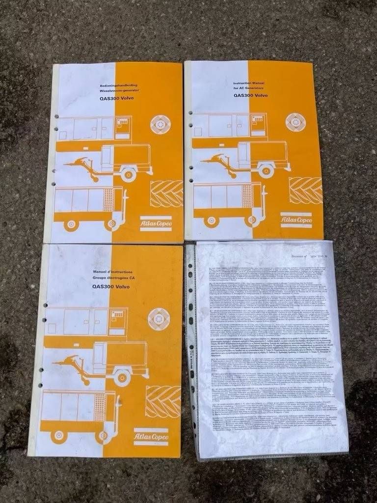 Generator Atlas Copco QAS300 Diesel 300kVA 2005