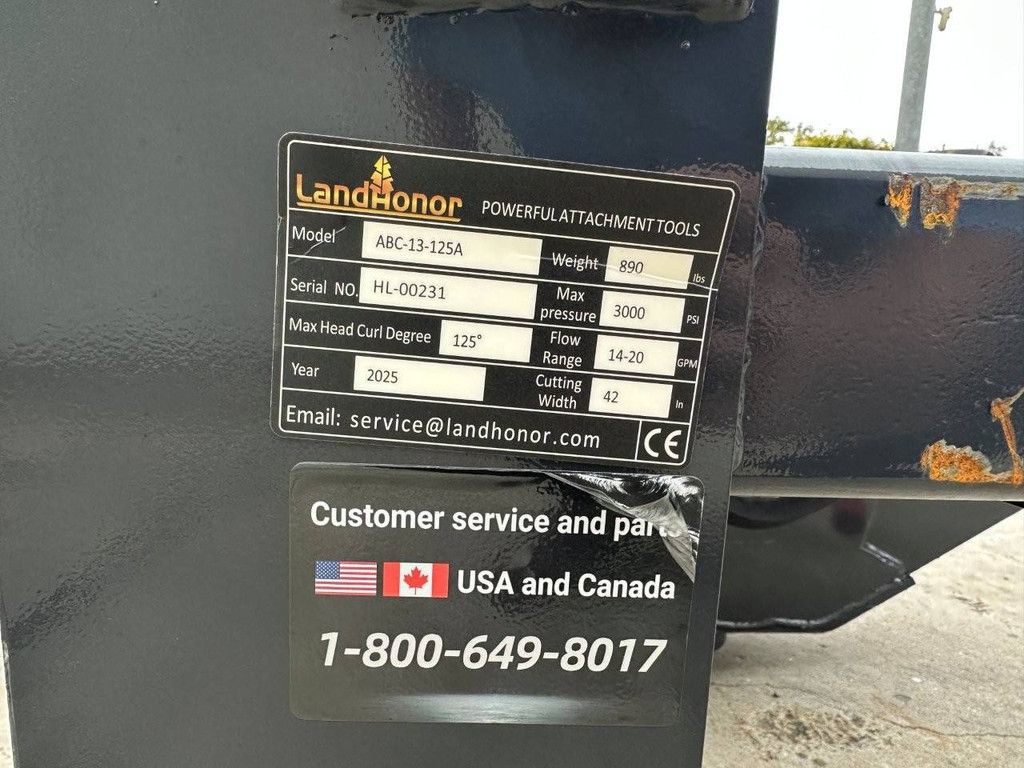 Mowing arm Landhonor ABC-13-125A 2025 New