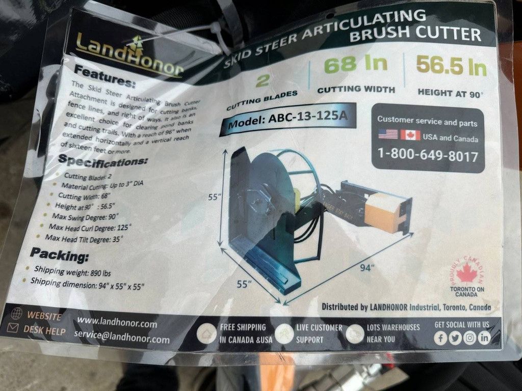 Mowing arm Landhonor ABC-13-125A 2025 New