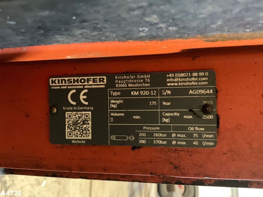 Kinshofer KM 920-12 opname block