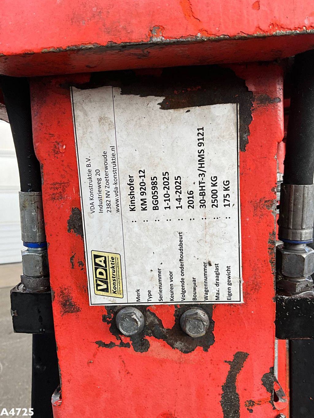 Kinshofer KM 920-12 opname block