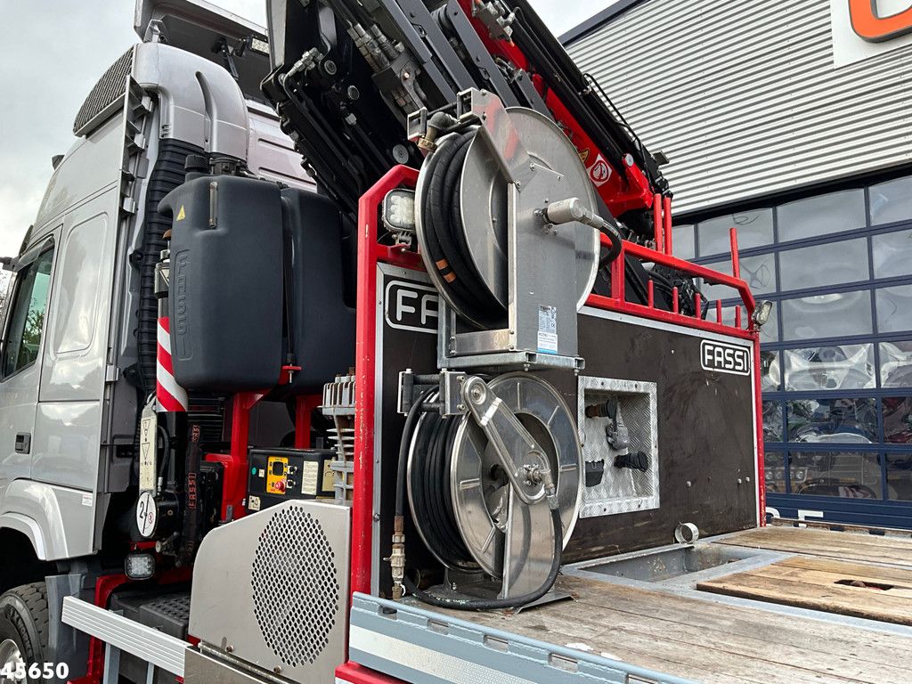 Volvo FMX 500 4x4 Fassi 31 Tonmeter laadkraan + Fly-Jib + Jumbo 2-assige aanhangwagen