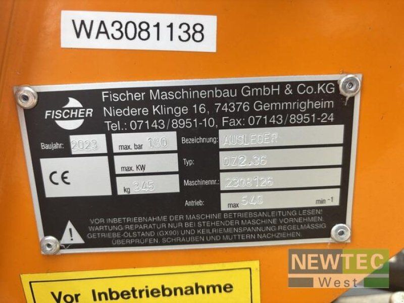 Fischer AUSLEGER DZ 2.36