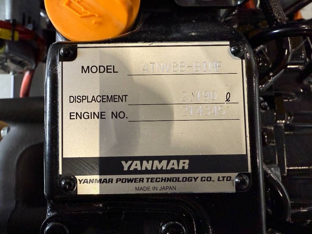 Yanmar 4TNV88-22G - 22 kVA - Stage V Genset - DPX-19907-O