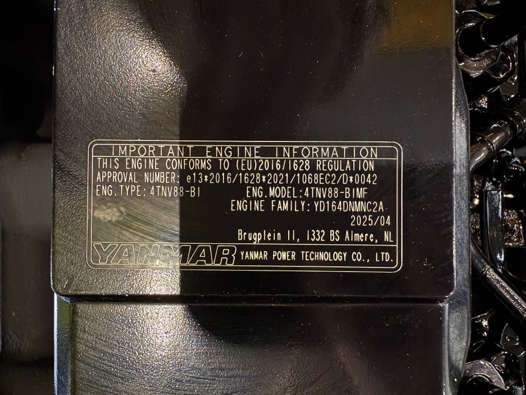 Yanmar 4TNV88-22G - 22 kVA - Stage V Genset - DPX-19907-O
