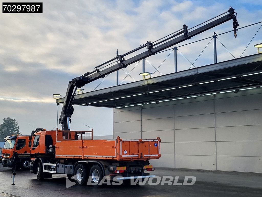 Renault Lander Premium 430 6X4 10m3 Atelier Tipper RC HIAB 211 EP-4 Crane Big-Axle Euro 5