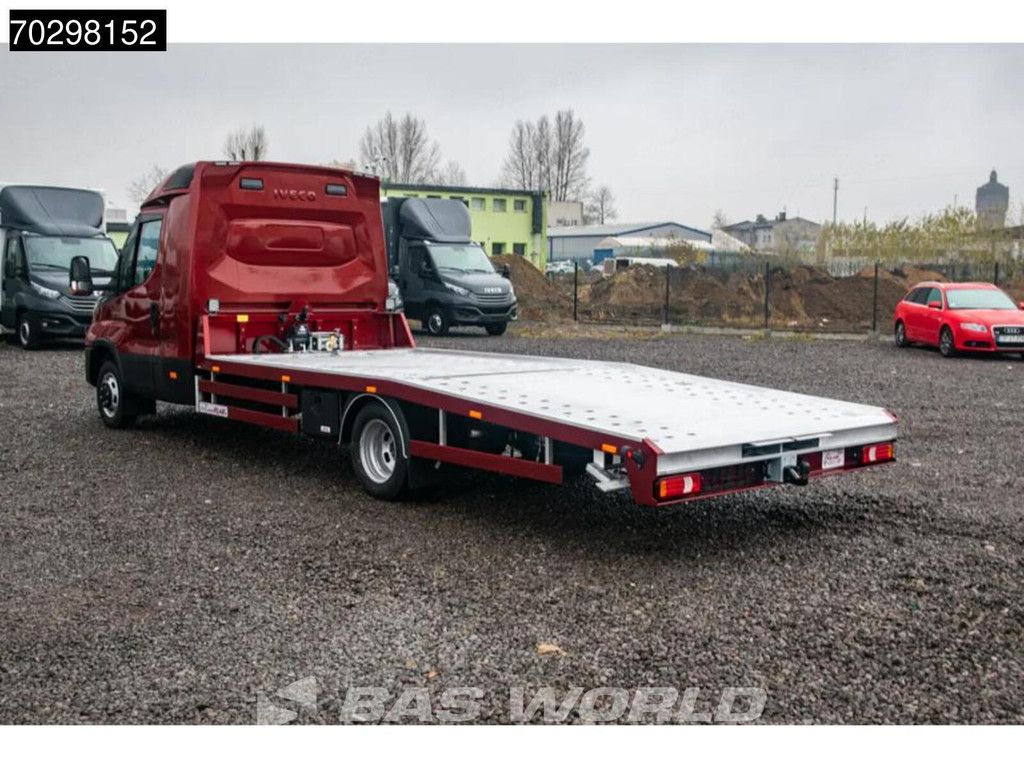 Iveco Daily 50C21 3.0L Automaat 210PK Autotransporter 3,5t Trekhaak ACC LED Airco Standkachel Lier Euro6 Cartransport Oprijwagen Klima