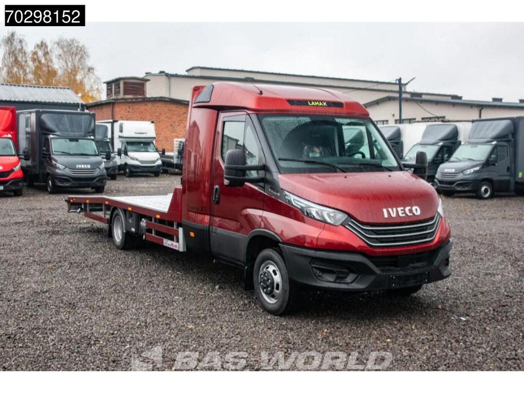 Iveco Daily 50C21 3.0L Automaat 210PK Autotransporter 3,5t Trekhaak ACC LED Airco Standkachel Lier Euro6 Cartransport Oprijwagen Klima