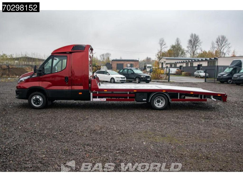 Iveco Daily 50C21 3.0L Automaat 210PK Autotransporter 3,5t Trekhaak ACC LED Airco Standkachel Lier Euro6 Cartransport Oprijwagen Klima