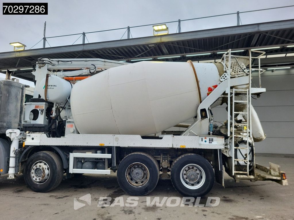 Mercedes Actros 3241 8X4 21meter Pump + 7m3 Stetter Mixer Steelsuspension Big-Axle Manual Euro 5