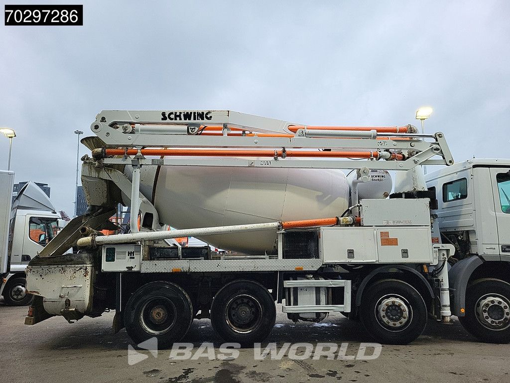 Mercedes Actros 3241 8X4 21meter Pump + 7m3 Stetter Mixer Steelsuspension Big-Axle Manual Euro 5