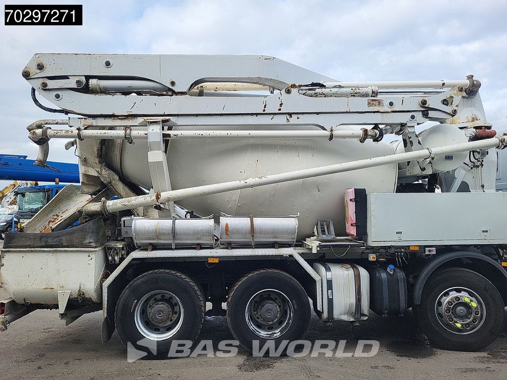 Mercedes Actros 3241 8X4 7m3 Putzmeister Mixer Big-Axle Steelsuspension 3-Pedals Pompe+Mixer Euro 4