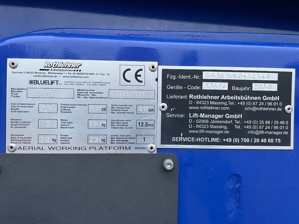 Bluelift SA 16