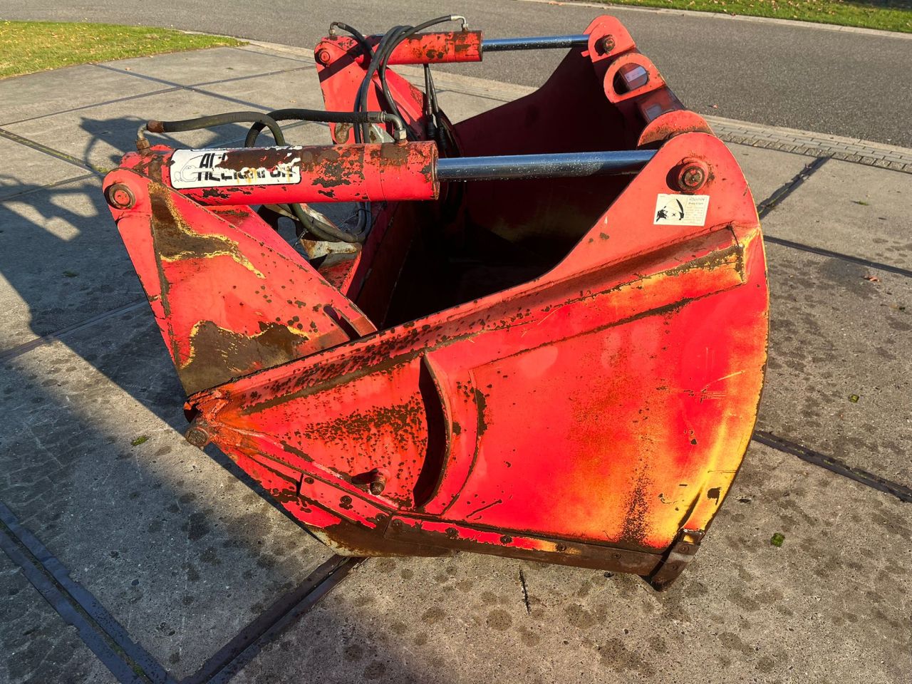 Redrock 1,80 kuilhapper met dichte bodem