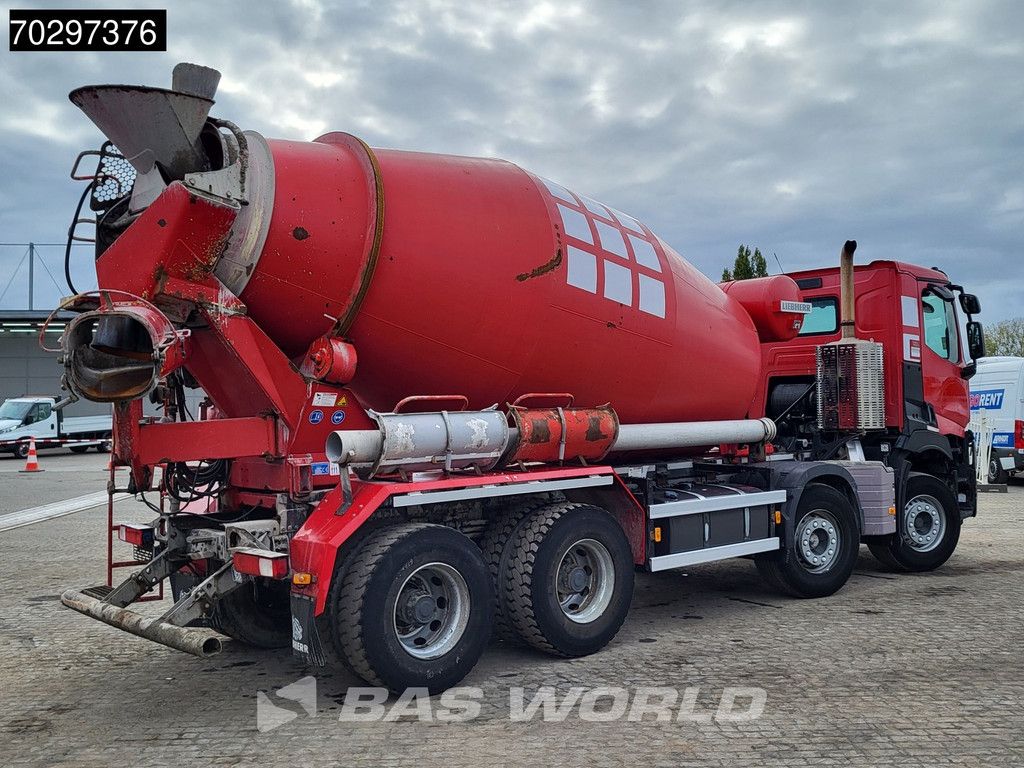 Renault C 430 8X4 9m3 Liebherr Mixer Steelsuspension Big-Axle Euro 6