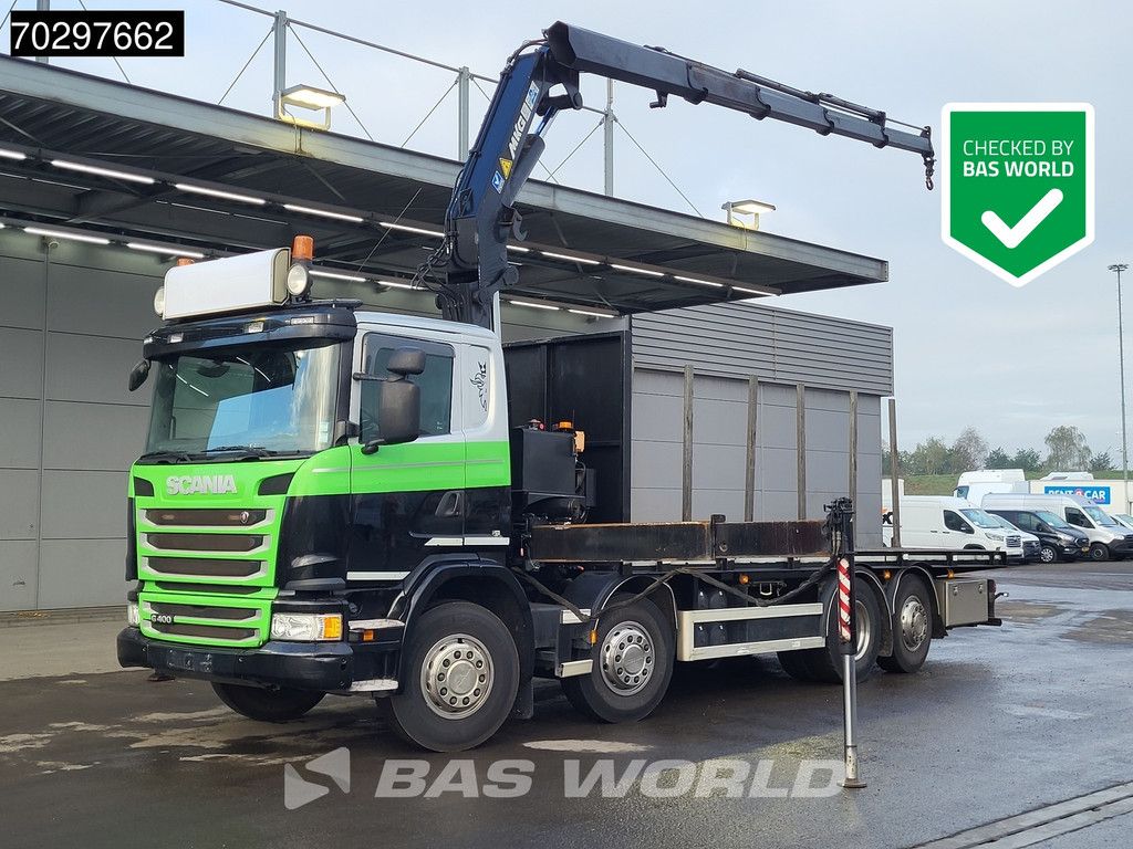 Scania G G400 8X2 MKG HLK 231 HPA4 Crane Retarder Lift+Steering-Axle Euro 5