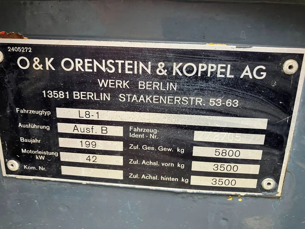 O&K L6 Shovel Loader