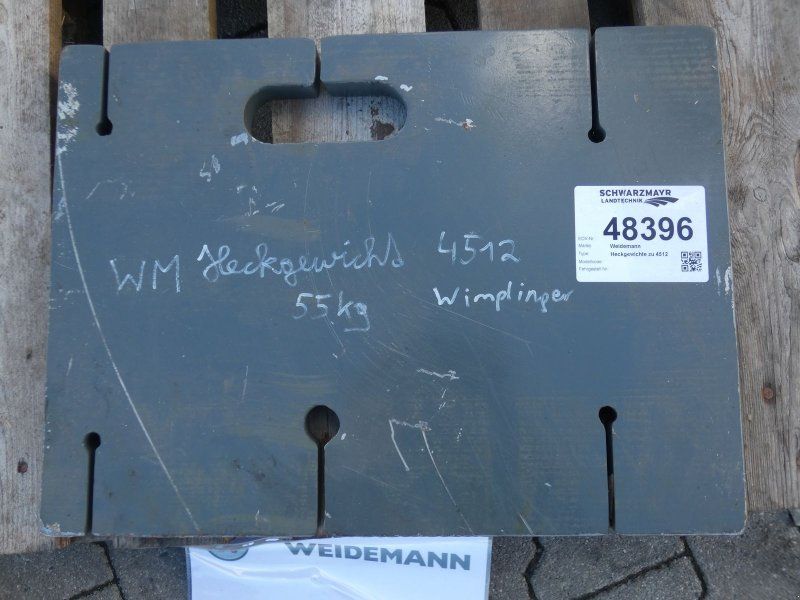 Weidemann Heckgewichte zu 4512