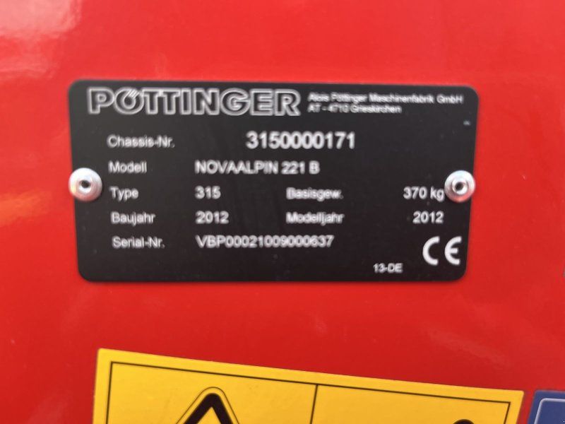 Pöttinger Novaalpin 221B